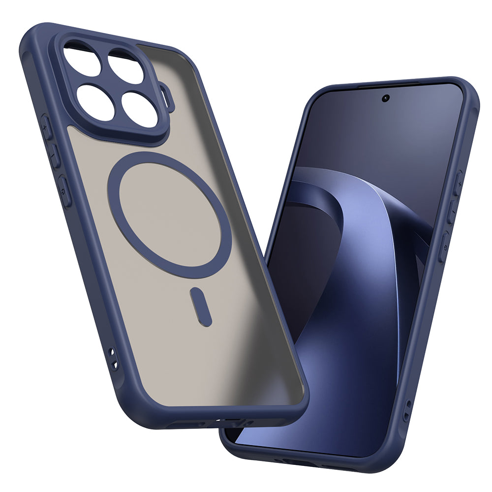 MagSafe Case for Xiaomi 17T Pro, Techsuit, HaloFrost II, Navy Blue