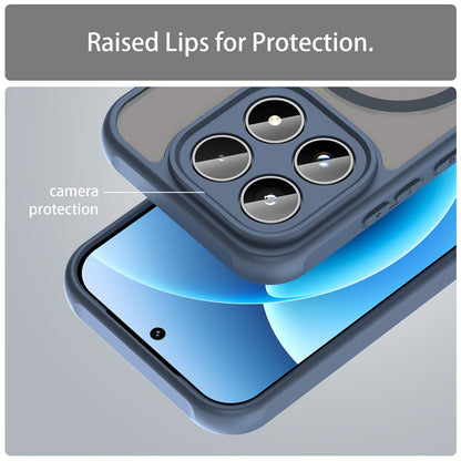 MagSafe Case for Xiaomi 17T Pro, Techsuit, HaloFrost II, Navy Blue