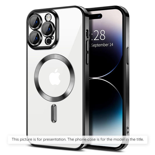 MagSafe Case for Xiaomi 17T Pro, Techsuit, Luxury Crystal, Black