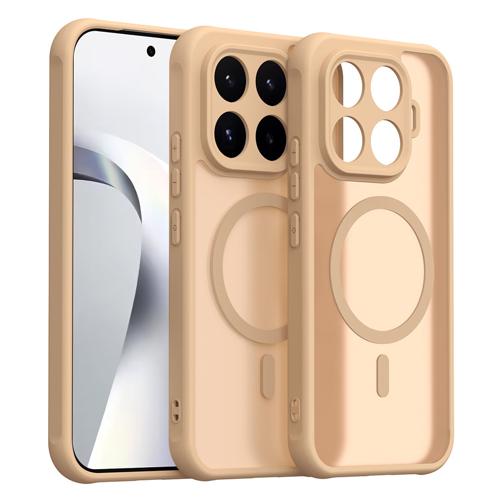 MagSafe Case for Xiaomi 17T, Techsuit, HaloFrost II, Gold