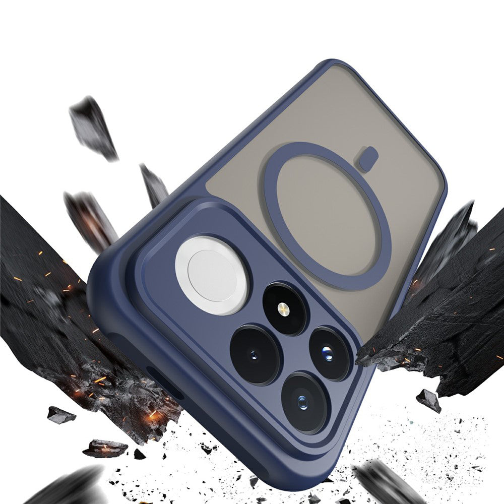 MagSafe Case for Xiaomi Poco F9 Pro, Techsuit, HaloFrost II, Navy Blue
