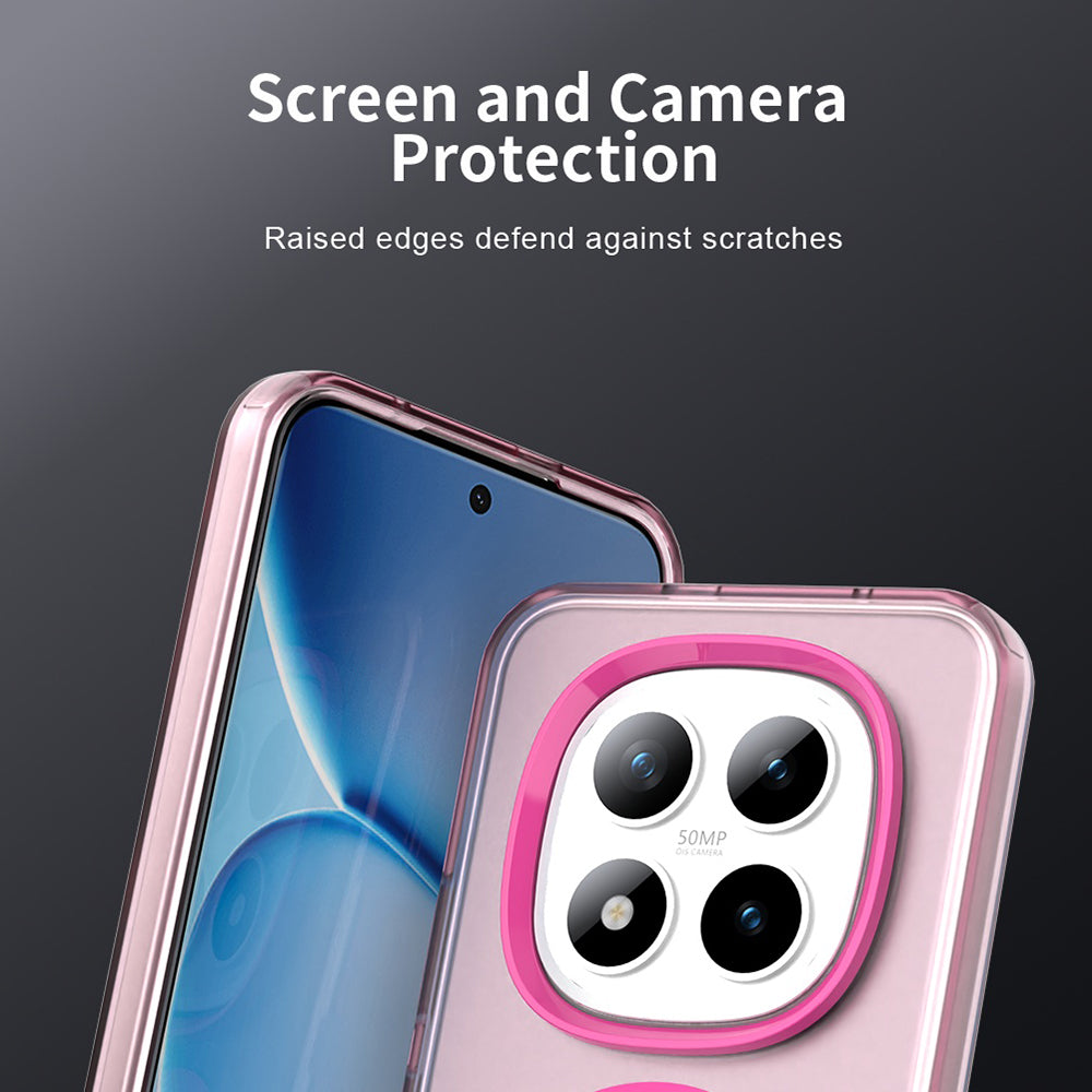 MagSafe Case for Xiaomi Poco M8 Pro / Redmi Note 15 Pro+ 5G, Techsuit, CandyCase, Pink