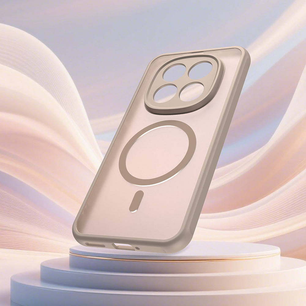 MagSafe Case for Xiaomi Poco M8 Pro / Redmi Note 15 Pro+ 5G, Techsuit, HaloFrost II, Gold
