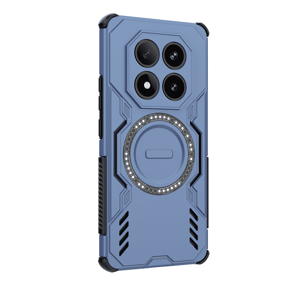 MagSafe Case for Xiaomi Poco X7 / Redmi Note 14 Pro 5G, Techsuit, ArmorMag, Blue