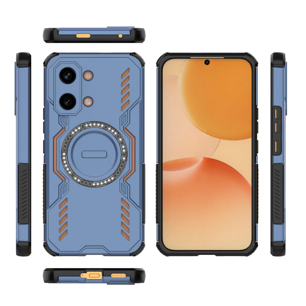 MagSafe Case for Xiaomi Poco X8 Pro Max, Techsuit, ArmorMag, Blue