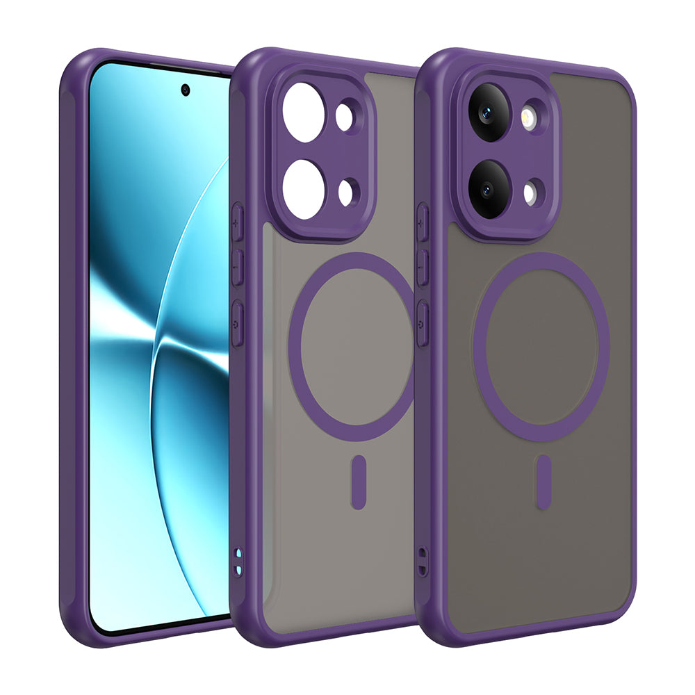 MagSafe Case for Xiaomi Poco X8 Pro Max, Techsuit, HaloFrost II, Purple