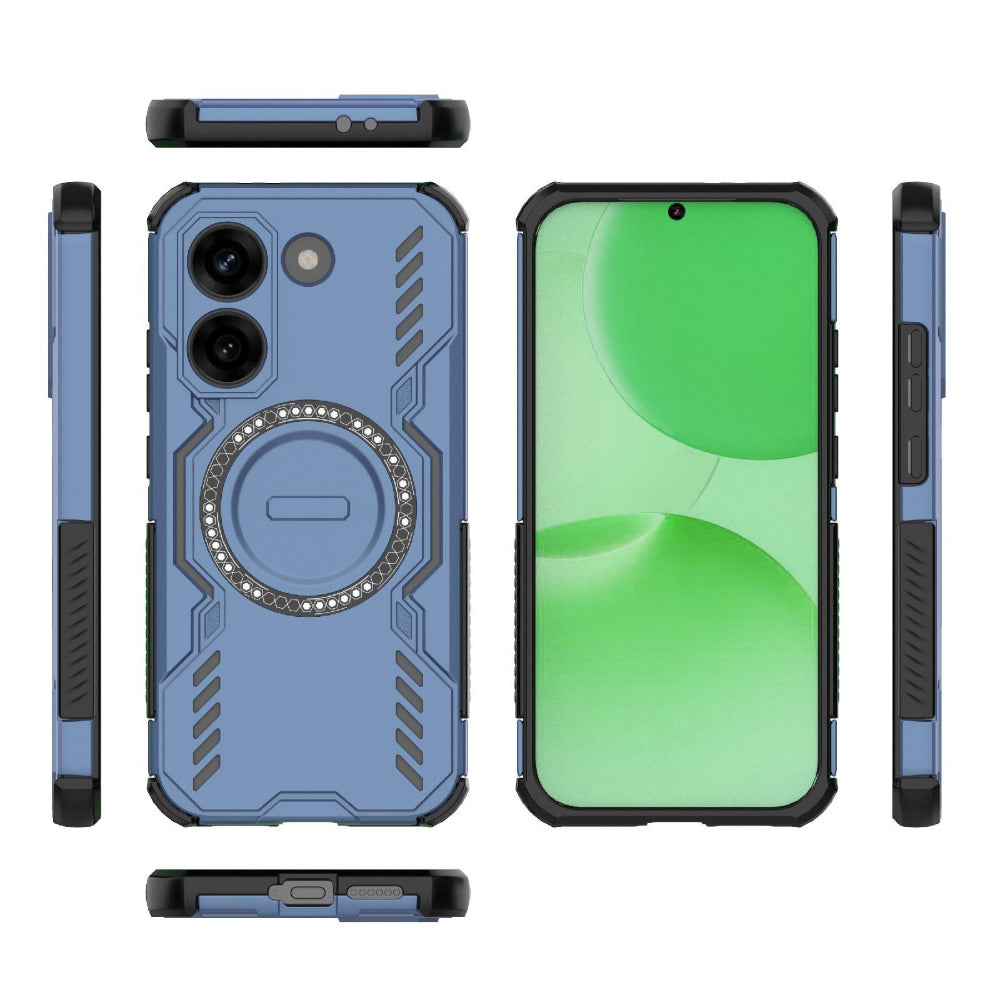 MagSafe Case for Xiaomi Poco X8 Pro, Techsuit, ArmorMag, Blue