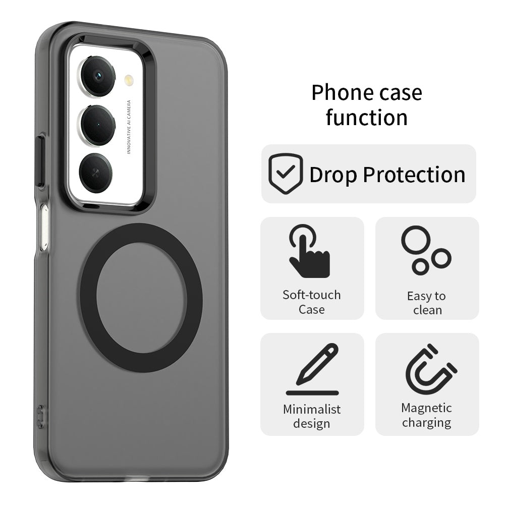 MagSafe Case for Xiaomi Redmi 15 5G / 15 4G, Techsuit, CandyCase, Black