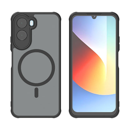MagSafe Case for Xiaomi Redmi A7 Pro 4G, Techsuit, HaloFrost II, Black