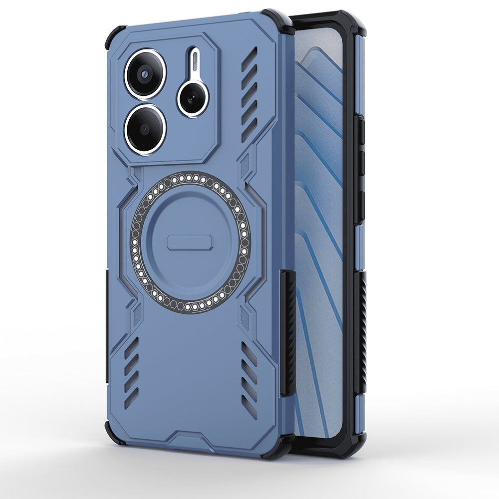 MagSafe Case for Xiaomi Redmi Note 14 5G, Techsuit, ArmorMag, Blue