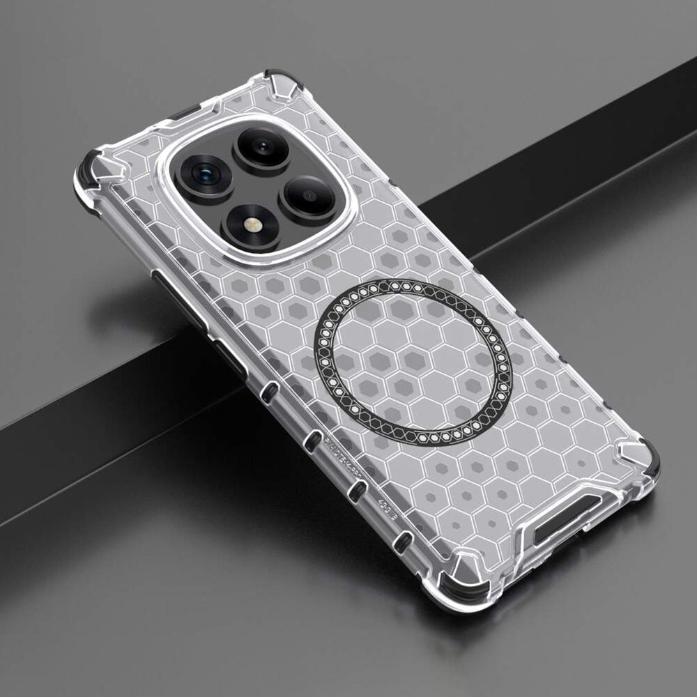 MagSafe Case for Xiaomi Redmi Note 14 Pro+ 5G, Techsuit, HoneyComb Shield, White