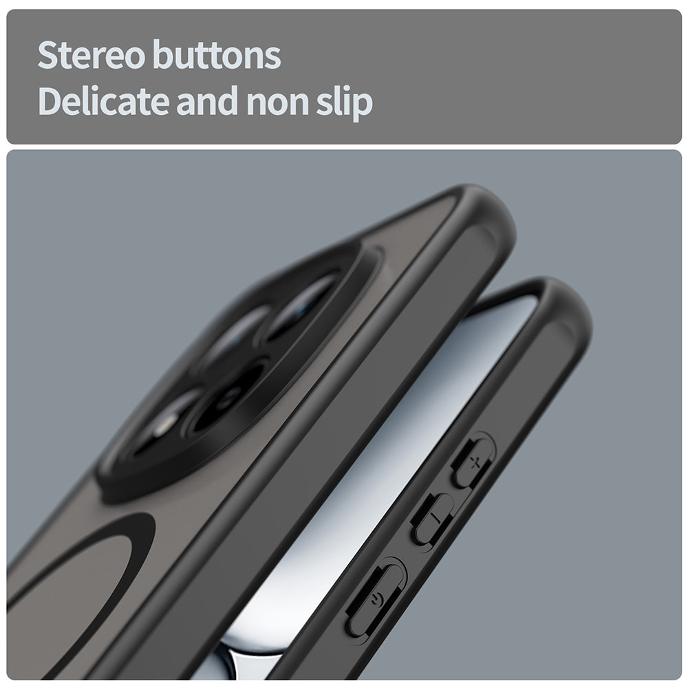 MagSafe Case for Xiaomi Redmi Note 15 Pro 5G, Techsuit, HaloFrost II, Black