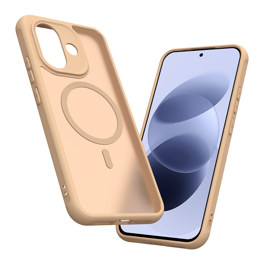 MagSafe Case for Xiaomi Redmi Note 17 4G / Note 17 5G, Techsuit, HaloFrost II, Gold