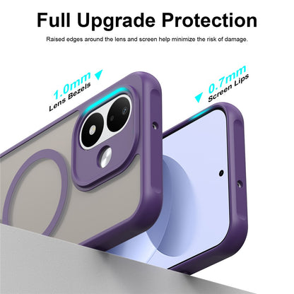 MagSafe Case for Xiaomi Redmi Note 17 4G / Note 17 5G, Techsuit, HaloFrost II, Purple