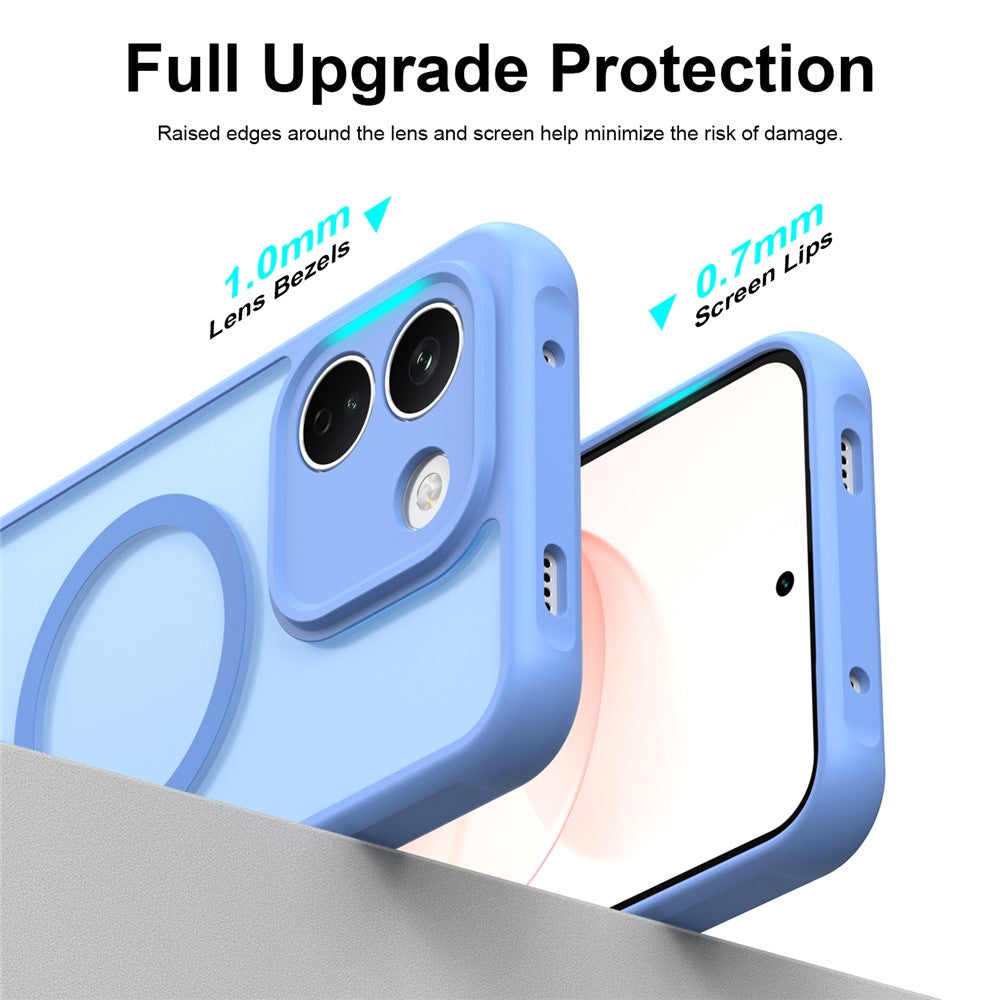 MagSafe Case for Xiaomi Redmi Note 17 Pro, Techsuit, HaloFrost II, Blue