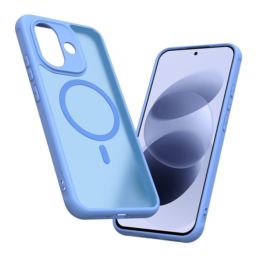 MagSafe Case for Xiaomi Redmi Note 17 Pro, Techsuit, HaloFrost II, Blue