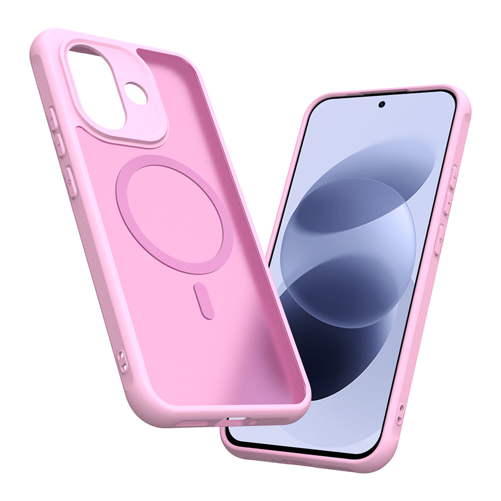 MagSafe Case for Xiaomi Redmi Note 17 Pro, Techsuit, HaloFrost II, Pink