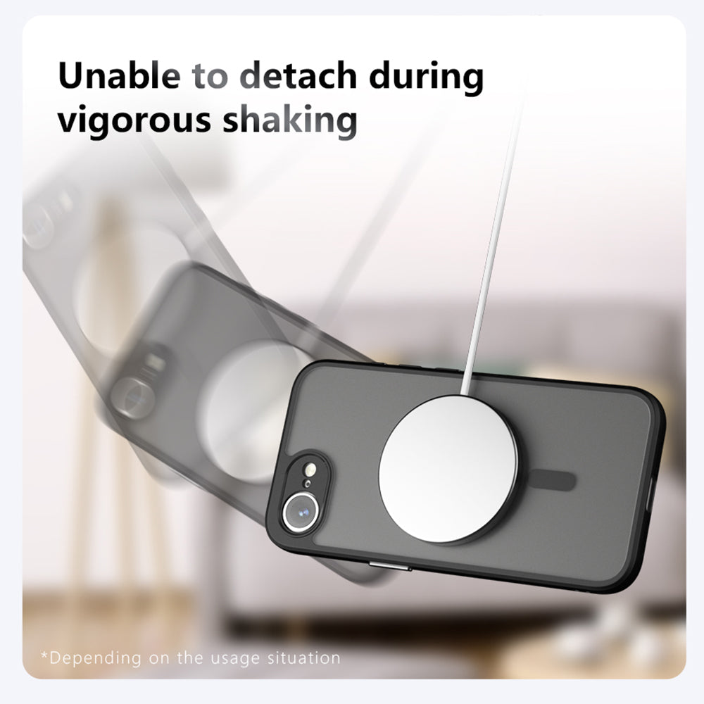 MagSafe Case for Apple iPhone 17 Pro Max, Techsuit, PureFrost, Black