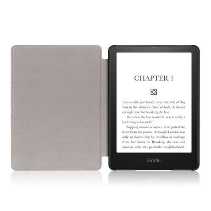 Case for Amazon Kindle Paperwhite 5inch, Techsuit, SmartCover, Black