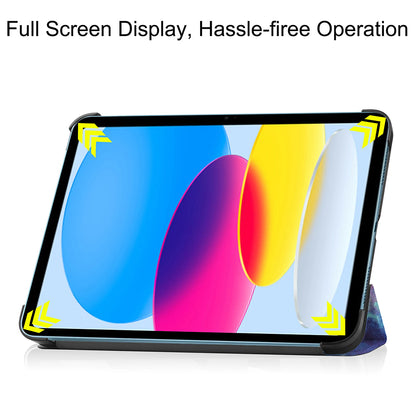 Case for Apple iPad (2025) / (2022), Techsuit, FoldPro Butterfly, Multicolor