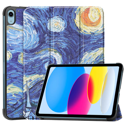 Case for Apple iPad (2025) / (2022), Techsuit, FoldPro Starry Night, Multicolor