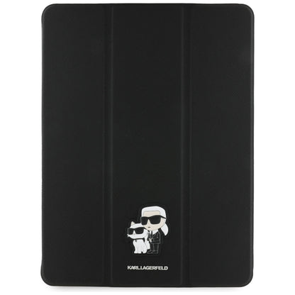 Case for Apple iPad Air 13 (2025) / Air 13 (2024), Karl Lagerfeld, Saffiano Karl & Choupette, Black
