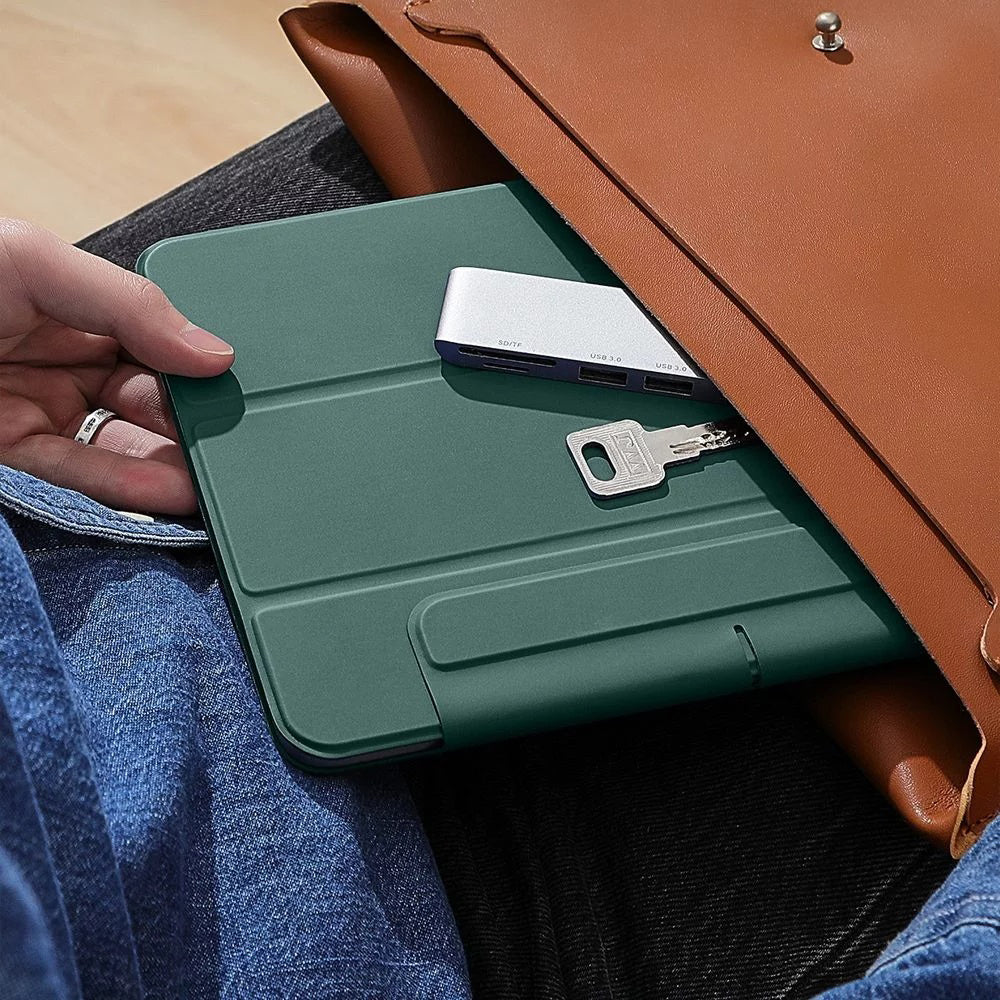 Case for Apple iPad Air 13 (2025) / Air 13 (2024) / Pro 12.9 (2022) / Pro 12.9 (2021) / Pro 12.9 (2020), ESR, Rebound, Satin Green