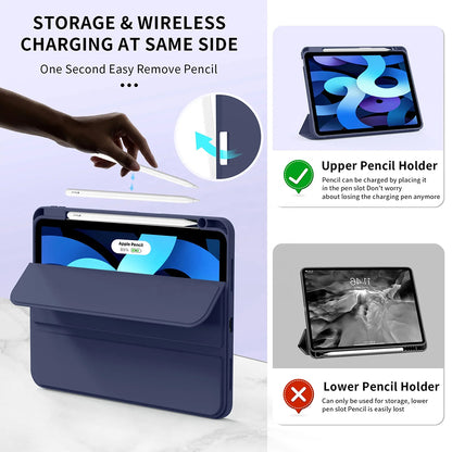Case for Apple iPad Air (2022) / Air (2020), Techsuit, Flex Trifold, Matcha Green