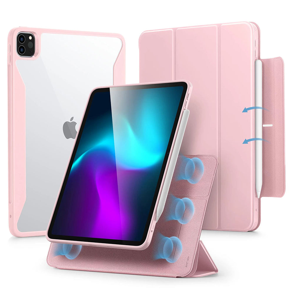 Case for Apple iPad Pro 11 (2024), ESR, Rebound Hybrid, Pink