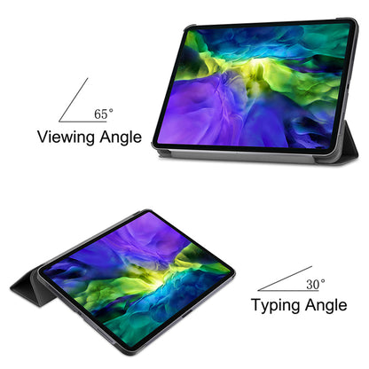 Case for Apple iPad Pro 12.9 (2022) / Pro 12.9 (2021) / Pro 12.9 (2020) / Pro 12.9 (2018), Techsuit, FoldPro, Black