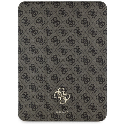Case for Apple iPad Pro 13 (2024), Guess, 4G Big Logo, Brown