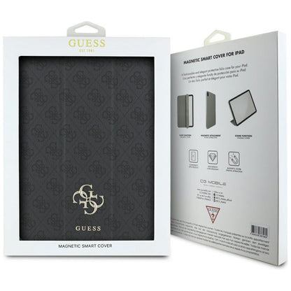 Case for Apple iPad Pro 13 (2024), Guess, 4G Big Logo, Black