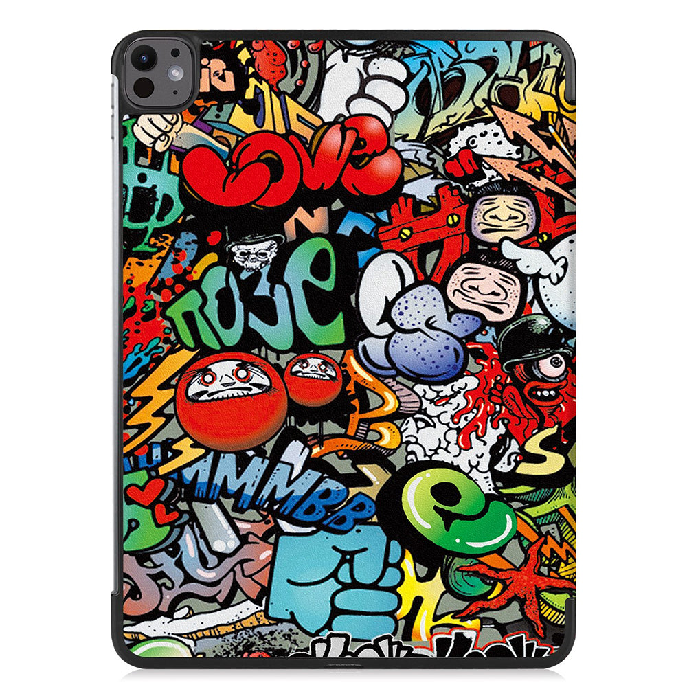 Case for Apple iPad Pro 13 (2024), Techsuit, FoldPro Urban Vibe, Multicolor