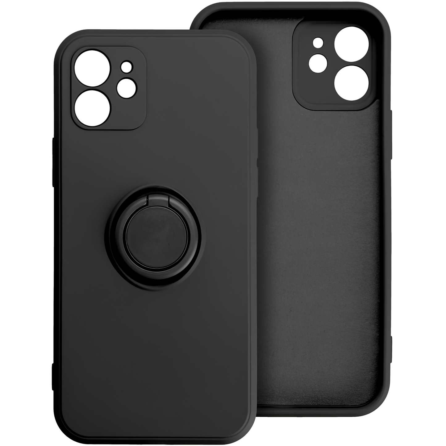 Case for Apple iPhone 16 Plus, OEM, Silicone Ring, Black