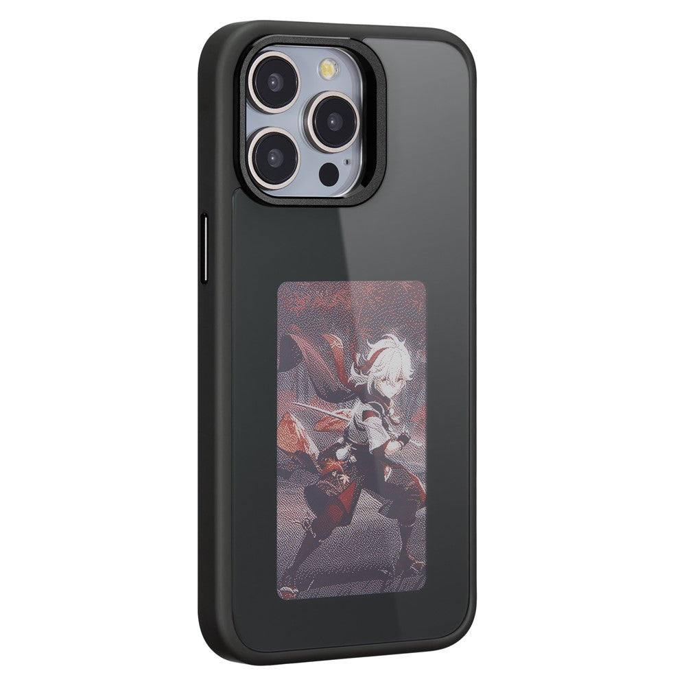 Case for Apple iPhone 14 Pro Max, OEM, Customized E-Ink Display, Black