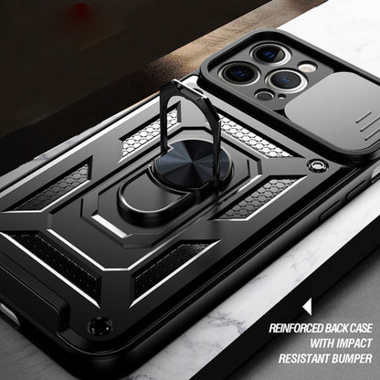 Case for Apple iPhone 12 Pro Max, Techsuit, CamShield, Black