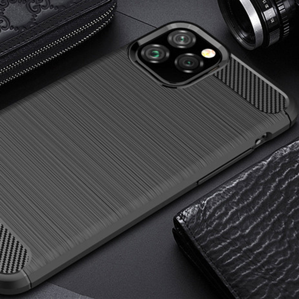 Case for Apple iPhone 12 Pro Max, Techsuit, Carbon, Black
