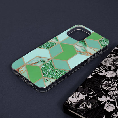 Case for Apple iPhone 13 Pro Max, Techsuit, Marble, Green