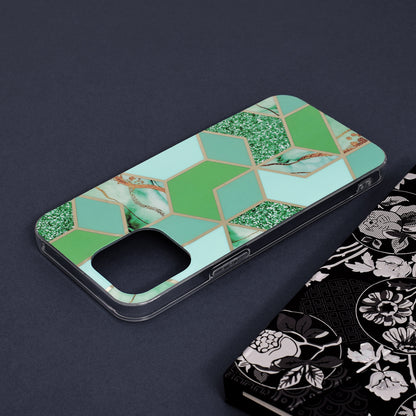 Case for Apple iPhone 13 Pro Max, Techsuit, Marble, Green