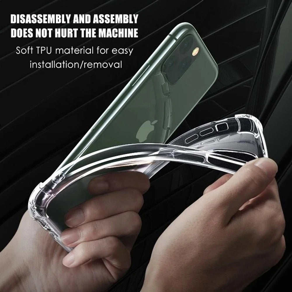 Case for Apple iPhone 13 Pro Max, Techsuit, Shockproof Clear, Transparent