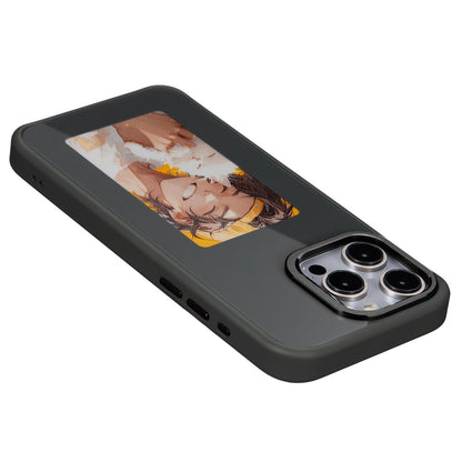 Case for Apple iPhone 15 Pro Max, OEM, Customized E-Ink Display, Black