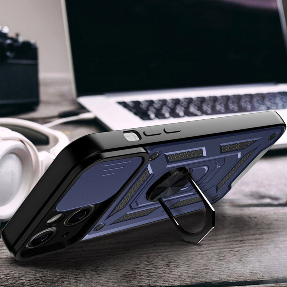 Case for Apple iPhone 14, Techsuit, CamShield, Blue