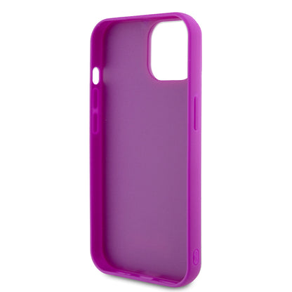 Case for Apple iPhone 15, Guess, Disco Metal Script, Fuchsia