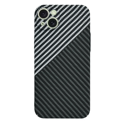 Case for Apple iPhone 15 Plus, Techsuit, Carbonite FiberShell, Black Gray