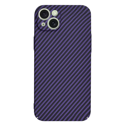 Case for Apple iPhone 15 Plus, Techsuit, Carbonite FiberShell, Purple