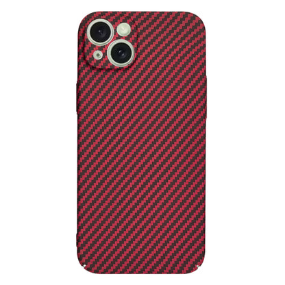 Case for Apple iPhone 15 Plus, Techsuit, Carbonite FiberShell, Red