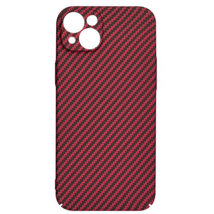 Case for Apple iPhone 15 Plus, Techsuit, Carbonite FiberShell, Red