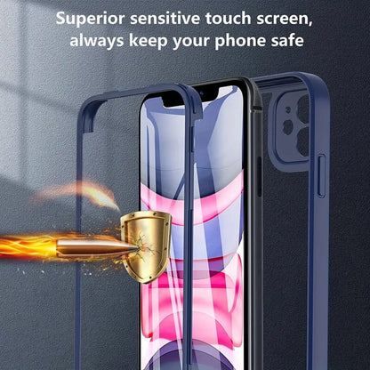 Case for Apple iPhone 15 Plus, Techsuit, ColorVerse 360, Blue