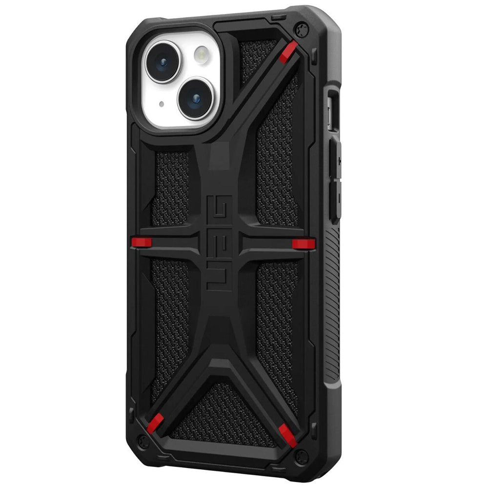 Case for Apple iPhone 15 Plus, Urban Armor Gear, Monarch Kevlar, Black