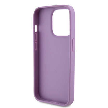 Case for Apple iPhone 15 Pro, Guess, 4G Stamped, Light Purple
